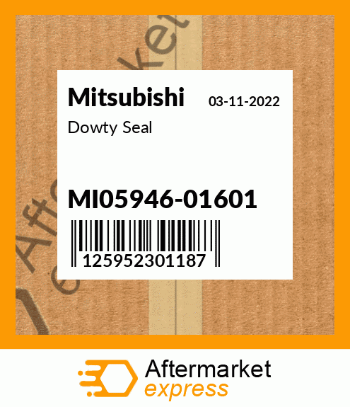 Spare part MI05946-01601 + Dowty Seal