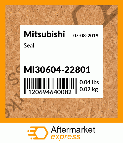 Spare part MI3060422801 + Seal