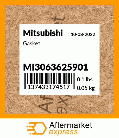 Spare part MI3063625901 + Gasket