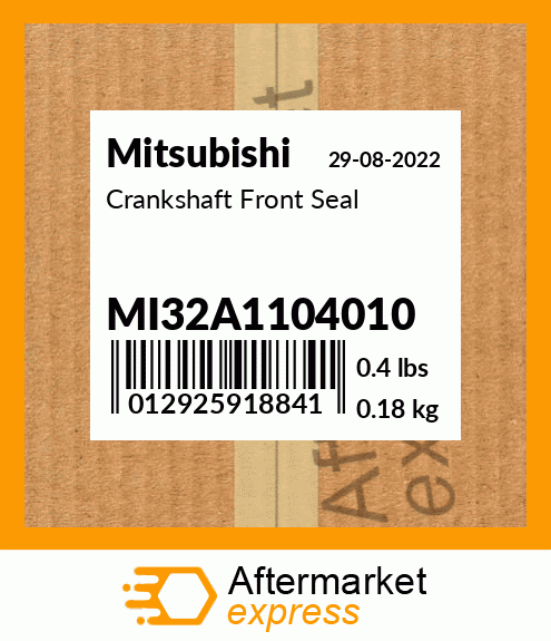 Spare part MI32A11-04010 + Crankshaft Front Seal