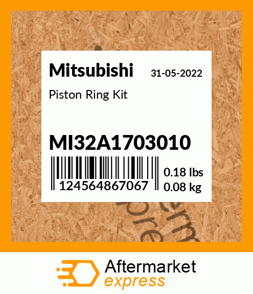 Spare part MI32A1703010 + Piston Ring Kit