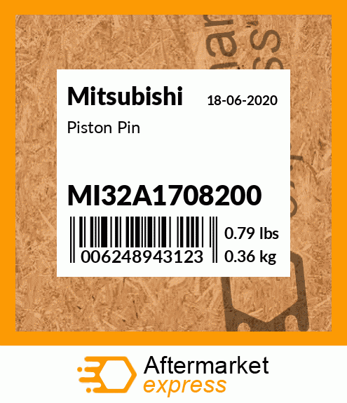 Spare part MI32A1708200 + Piston Pin