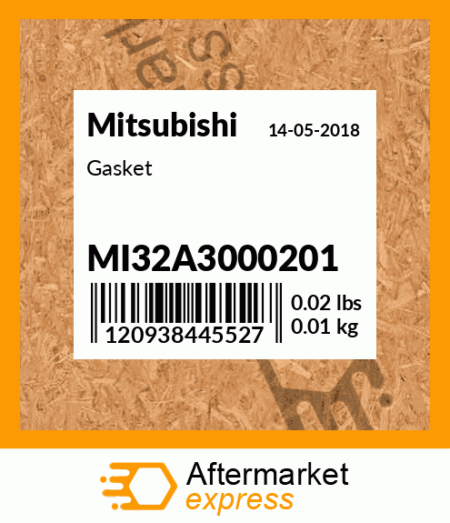 Spare part MI32A3000201 + Gasket