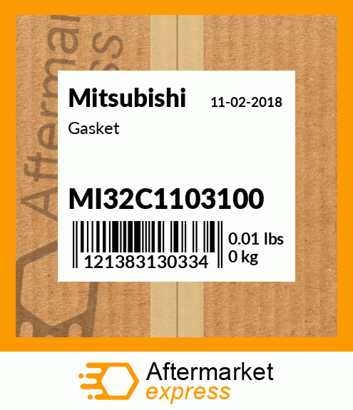 Spare part MI32C1103100 + Gasket