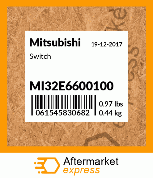 Spare part MI32E6600100 + Switch