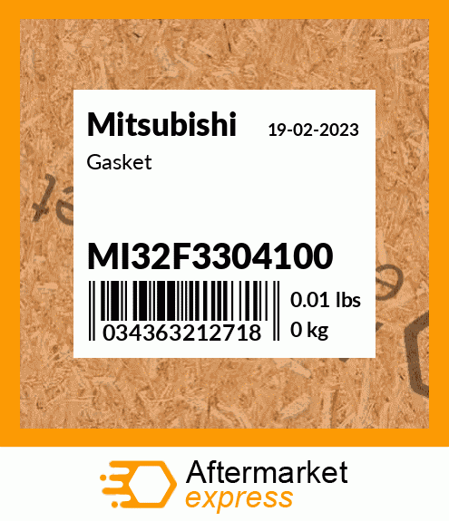 Spare part MI32F3304100 + Gasket