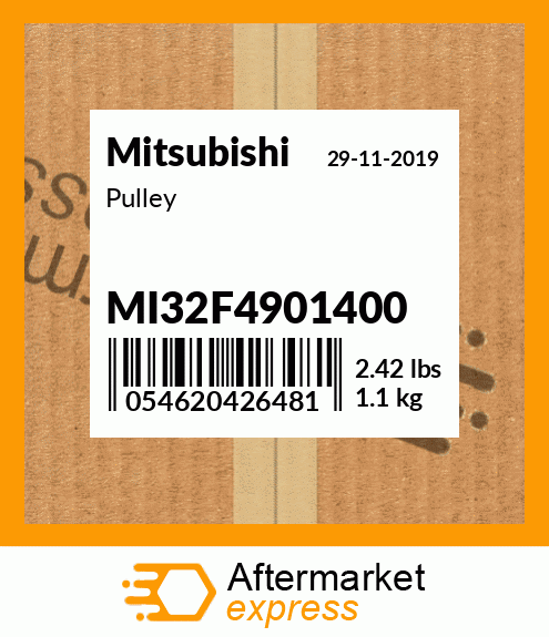 Spare part MI32F4901400 + Pulley