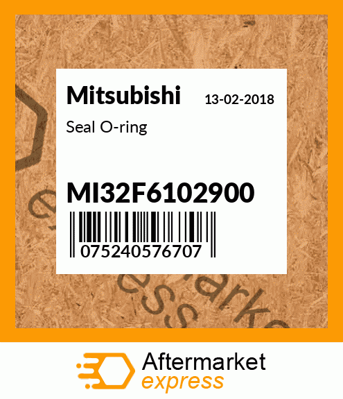 Spare part MI32F6102900 + Seal O-ring