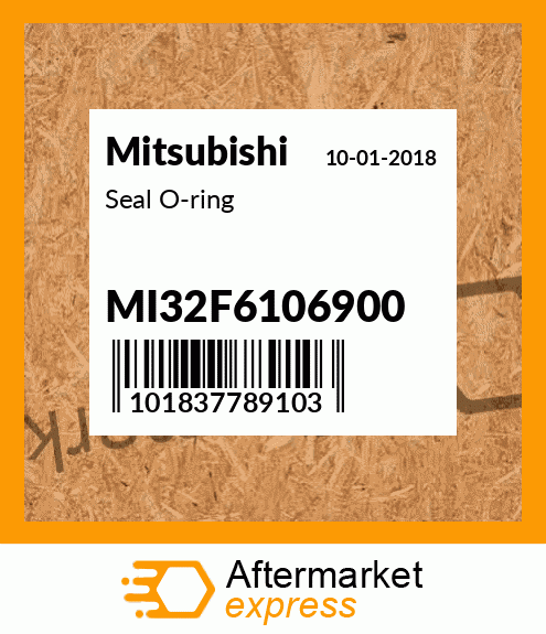 Spare part MI32F6106900 + Seal O-ring