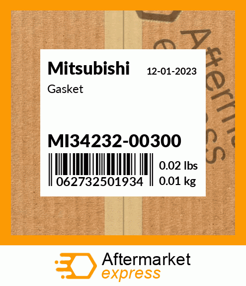 Spare part MI34232-00300 + Gasket