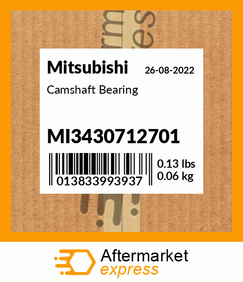 Spare part MI3430712701 + Camshaft Bearing