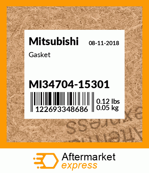 Spare part MI3470415301 + Gasket