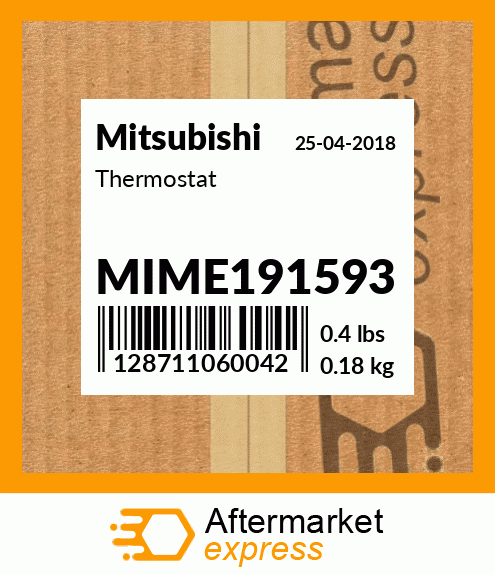 Spare part MIME191593 + Thermostat