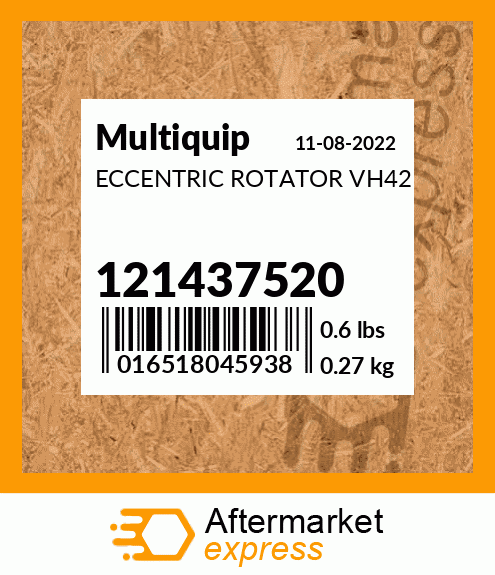 Spare part 121437520 + ECCENTRIC ROTATOR VH42