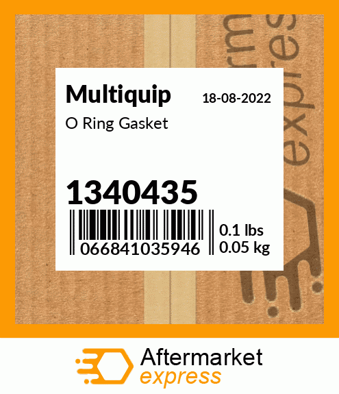 Spare part 1340435 + O Ring Gasket