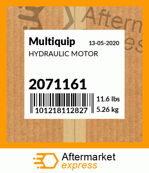 Spare part 2071161 + HYDRAULIC MOTOR