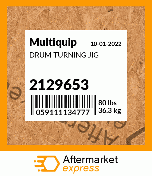 Spare part 2129653 + DRUM TURNING JIG