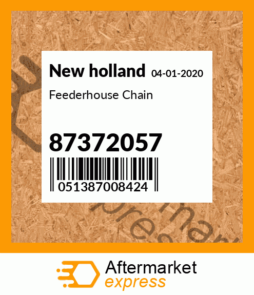 Spare part 87372057 + Feederhouse Chain