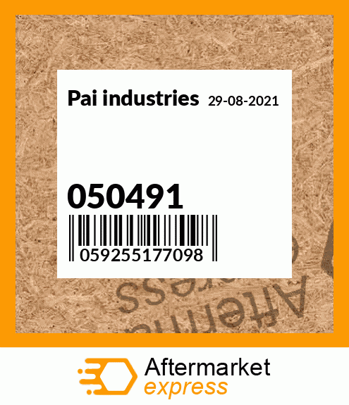 Spare part 050491 + 050491