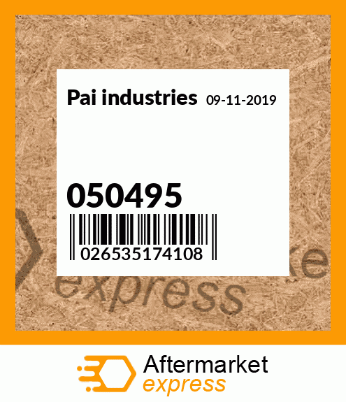 Spare part 050495 + 050495