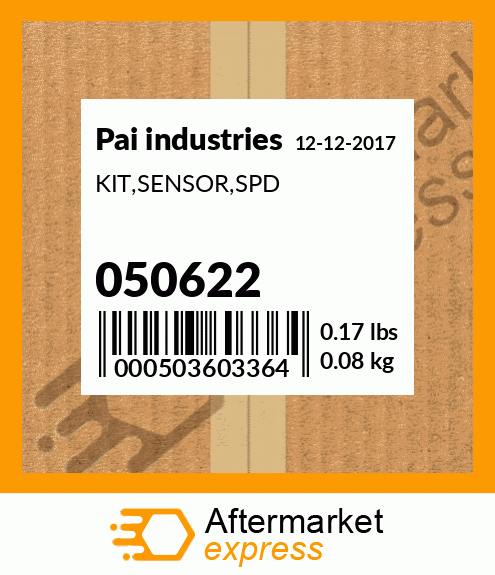 Spare part 050622 + KIT,SENSOR,SPD