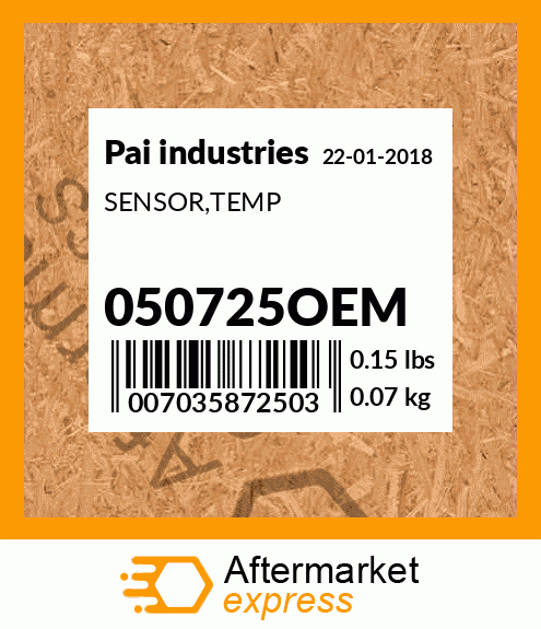 Spare part 050725OEM + SENSOR,TEMP