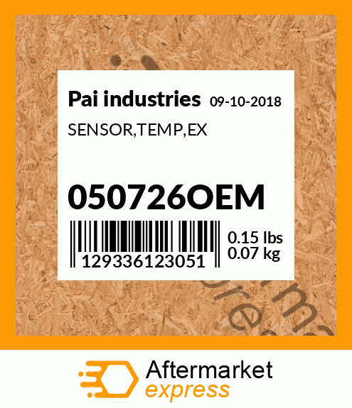 Spare part 050726OEM + SENSOR,TEMP,EX