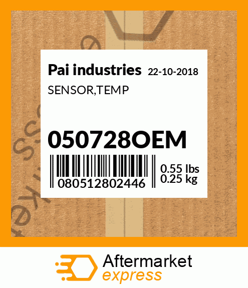 Spare part 050728OEM + SENSOR,TEMP