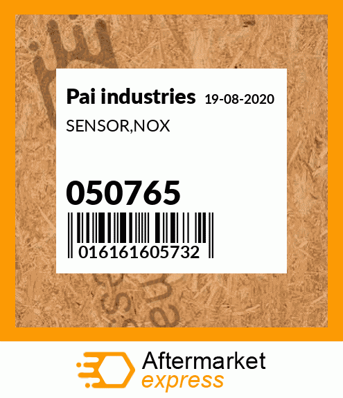 Spare part 050765 + SENSOR,NOX