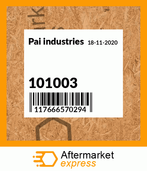 Spare part 101003 + 101003