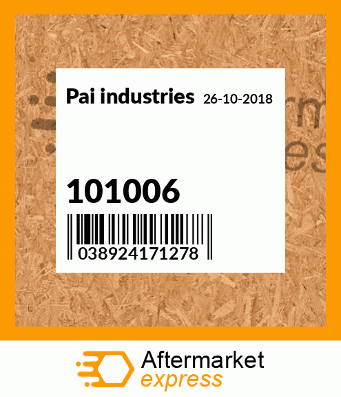 Spare part 101006 + 101006