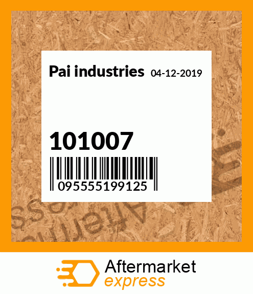 Spare part 101007 + 101007