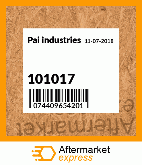 Spare part 101017 + 101017