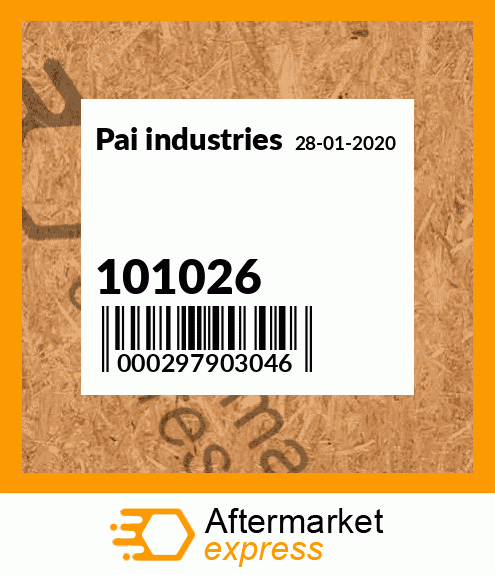 Spare part 101026 + 101026