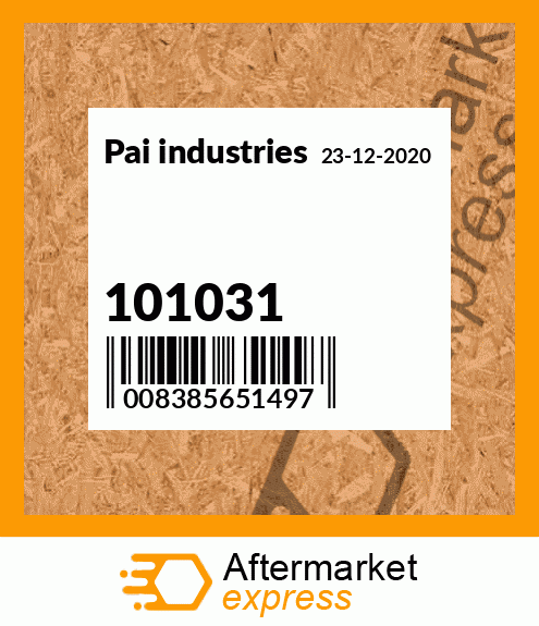 Spare part 101031 + 101031