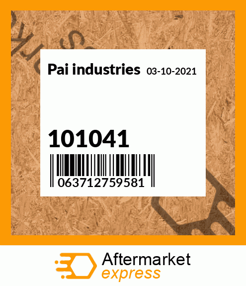 Spare part 101041 + 101041