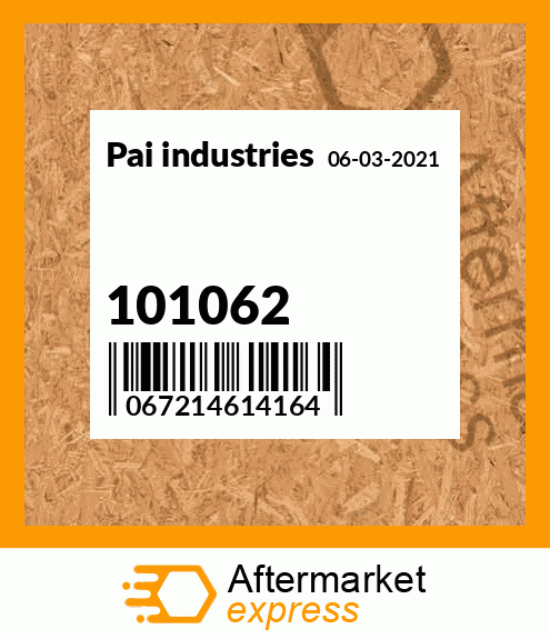 Spare part 101062 + 101062