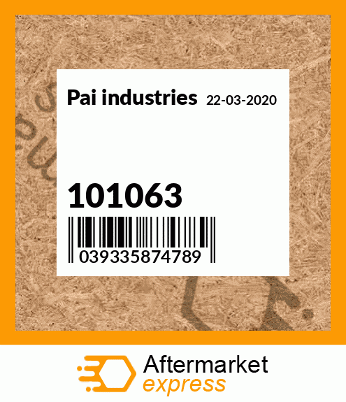 Spare part 101063 + 101063