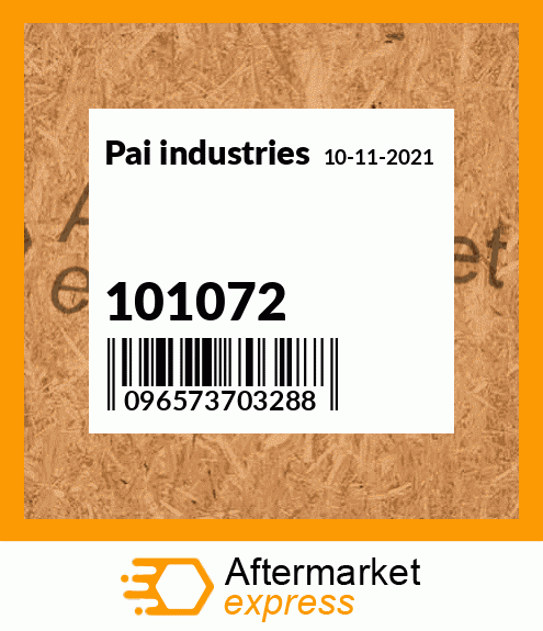 Spare part 101072 + 101072