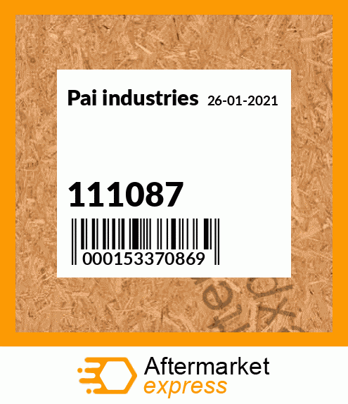 Spare part 111087 + 111087