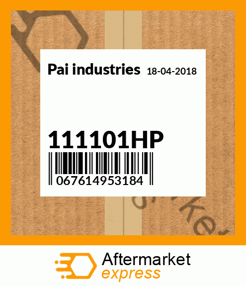 Spare part 111101HP + 111101HP