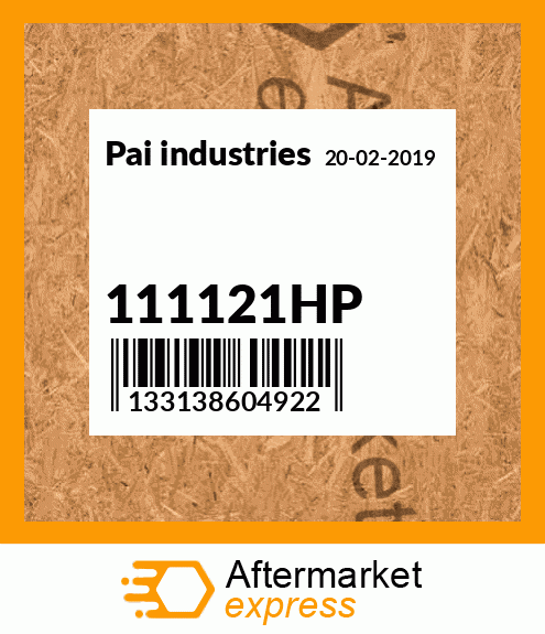 Spare part 111121HP + 111121HP