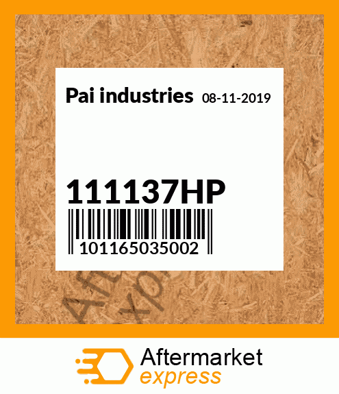 Spare part 111137HP + 111137HP