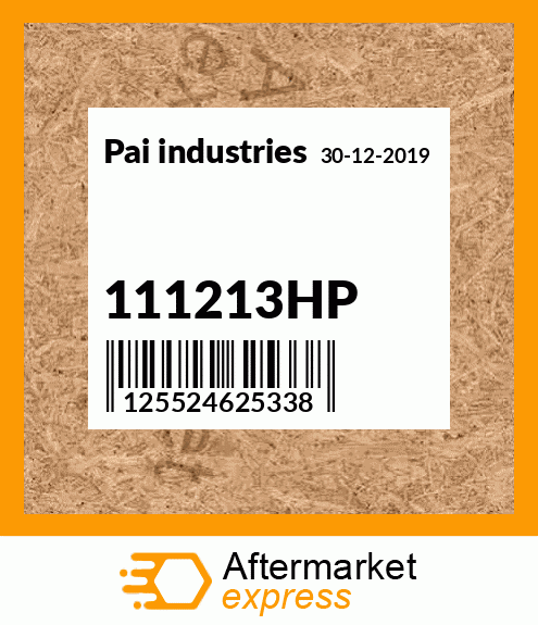 Spare part 111213HP + 111213HP