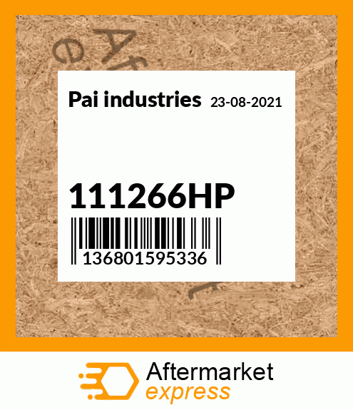 Spare part 111266HP + 111266HP