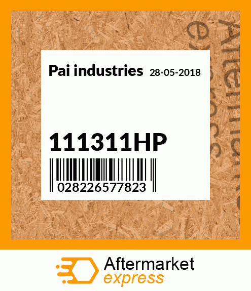 Spare part 111311HP + 111311HP