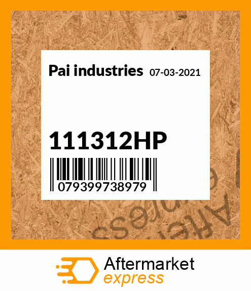 Spare part 111312HP + 111312HP