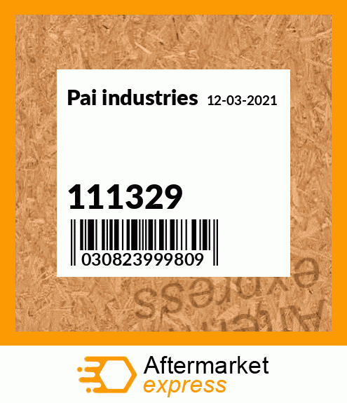 Spare part 111329 + 111329