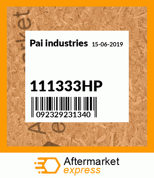 Spare part 111333HP + 111333HP