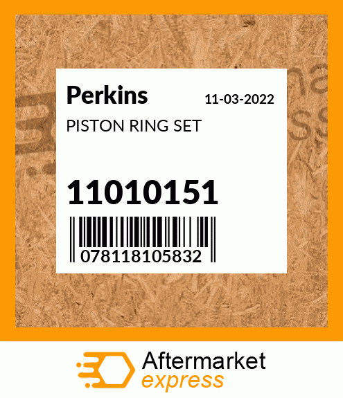 Spare part 11010151 + PISTON RING SET